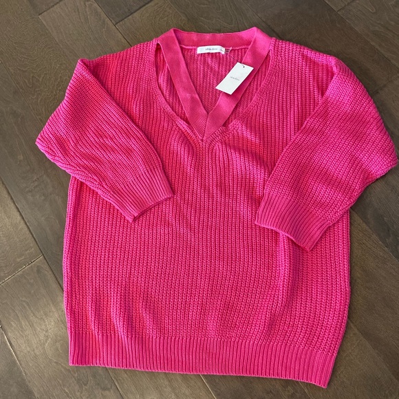 Vici Voltage Cut out neon sweater - Picture 2 of 5